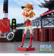Load image into Gallery viewer, Sega Neon Genesis Evangelion Luminasta Racing Asuka Shikinami Langley Pit Walk Figure SG53414
