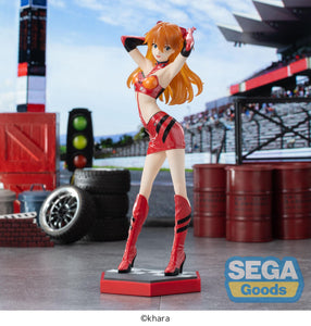 Sega Neon Genesis Evangelion Luminasta Racing Asuka Shikinami Langley Pit Walk Figure SG53414