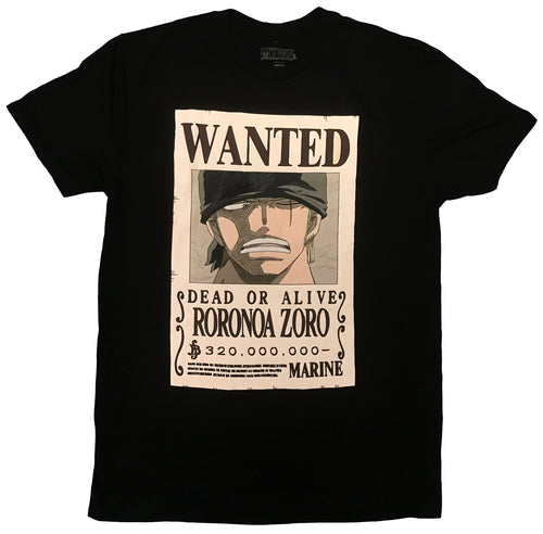 One Piece Roronoa Zoro Wanted Unisex Official T-Shirt GE34757