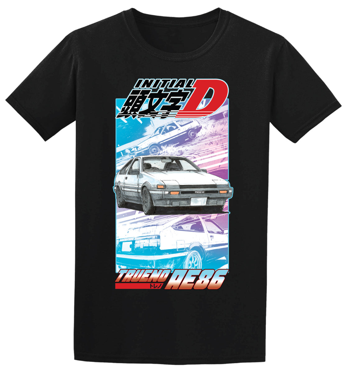 Initial D Trueno AE86 T-Shirt custom t shirt Aesthetic clothing