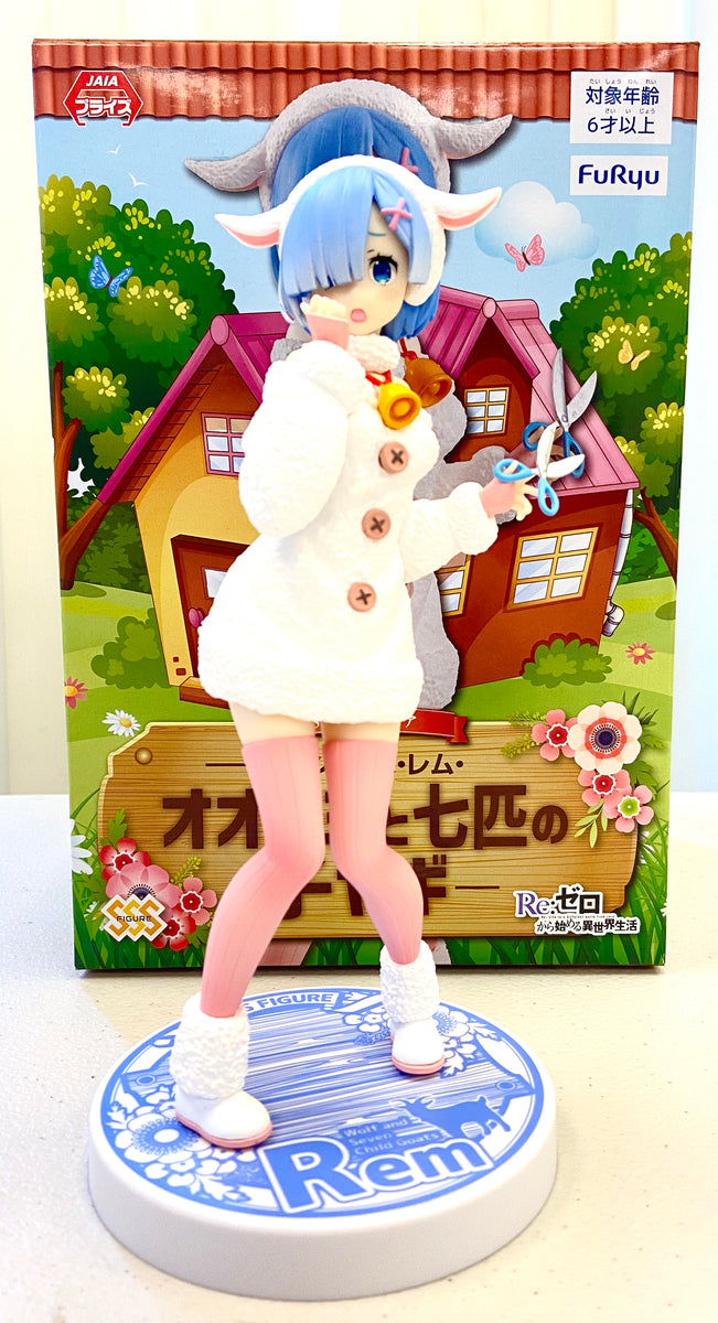 SSS FIGURE 4体セット (FURYU) Re:Zero FuRyu Figure Set - SSS Red Riding Hood Ver. Rem