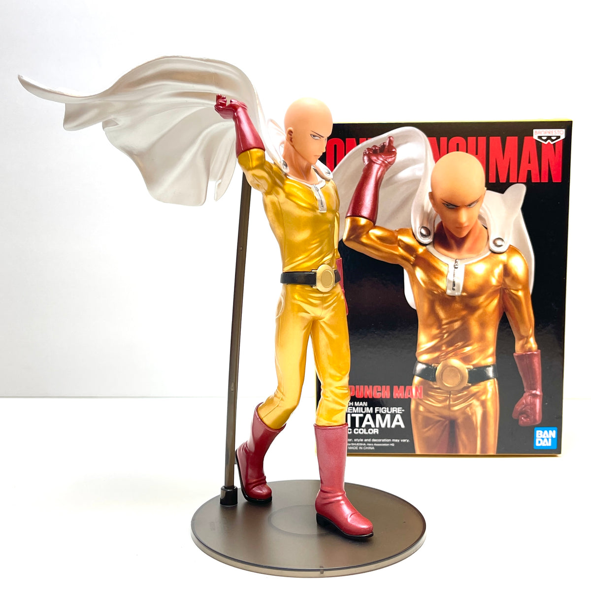 Banpresto One Punch Man Premium Saitama Metalic Color Figure