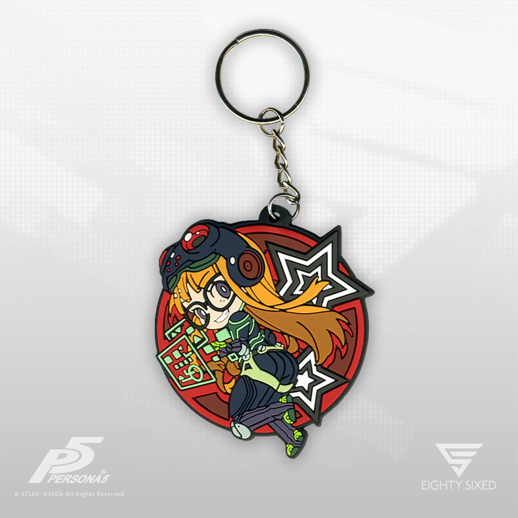 Persona 5 SD Oracle PVC Keychain – All Blue Anime