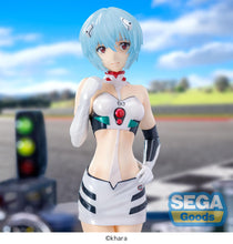 Load image into Gallery viewer, Sega Neon Genesis Evangelion Luminasta Racing Rei Ayanami Pit Walk Figure SG53413