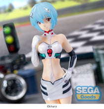 Load image into Gallery viewer, Sega Neon Genesis Evangelion Luminasta Racing Rei Ayanami Pit Walk Figure SG53413