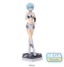 Load image into Gallery viewer, Sega Neon Genesis Evangelion Luminasta Racing Rei Ayanami Pit Walk Figure SG53413