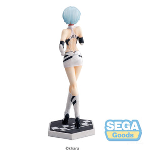 Sega Neon Genesis Evangelion Luminasta Racing Rei Ayanami Pit Walk Figure SG53413