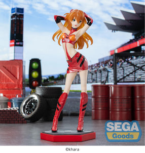 Sega Neon Genesis Evangelion Luminasta Racing Asuka Shikinami Langley Pit Walk Figure SG53414