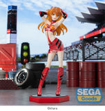 Sega Neon Genesis Evangelion Luminasta Racing Asuka Shikinami Langley Pit Walk Figure SG53414