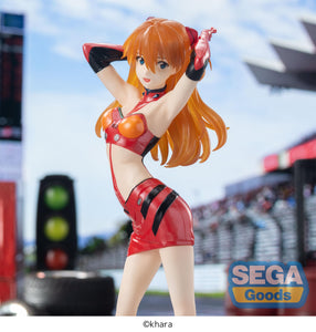 Sega Neon Genesis Evangelion Luminasta Racing Asuka Shikinami Langley Pit Walk Figure SG53414