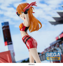 Load image into Gallery viewer, Sega Neon Genesis Evangelion Luminasta Racing Asuka Shikinami Langley Pit Walk Figure SG53414