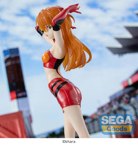 Sega Neon Genesis Evangelion Luminasta Racing Asuka Shikinami Langley Pit Walk Figure SG53414
