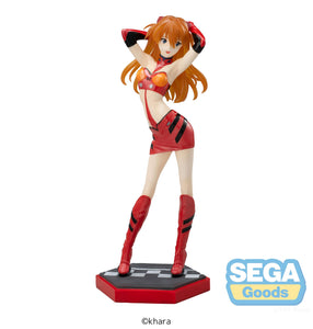 Sega Neon Genesis Evangelion Luminasta Racing Asuka Shikinami Langley Pit Walk Figure SG53414