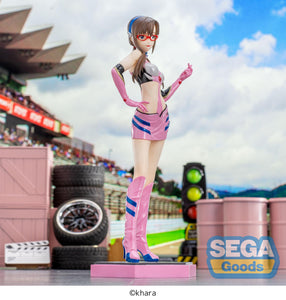 Sega Neon Genesis Evangelion Luminasta Racing Mari Makinami Illustrious Pit Walk Figure SG53415