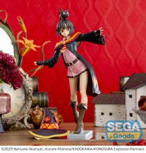 Load image into Gallery viewer, Sega Konosuba: an Explosion on this Wonderful World Luminasta Megumin with Chomusuke Figure SG54955