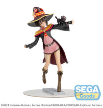 Load image into Gallery viewer, Sega Konosuba: an Explosion on this Wonderful World Luminasta Megumin with Chomusuke Figure SG54955