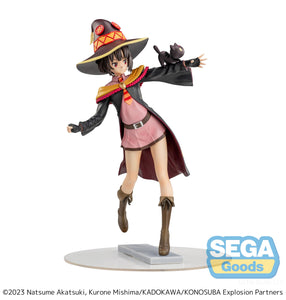 Sega Konosuba: an Explosion on this Wonderful World Luminasta Megumin with Chomusuke Figure SG54955