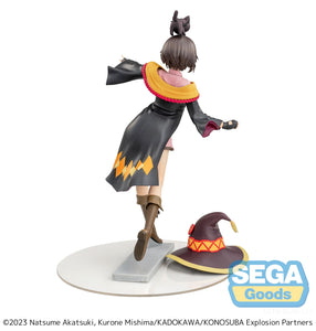 Sega Konosuba: an Explosion on this Wonderful World Luminasta Megumin with Chomusuke Figure SG54955