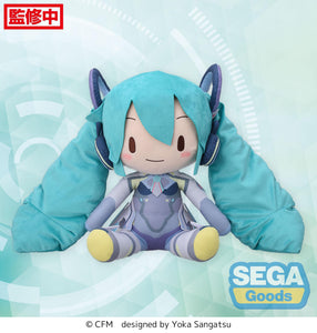 Sega Hatsune Miku Fuwa Petit MIKU WITH YOU 2024 LL Jumbo Stuffed Plush SG43759