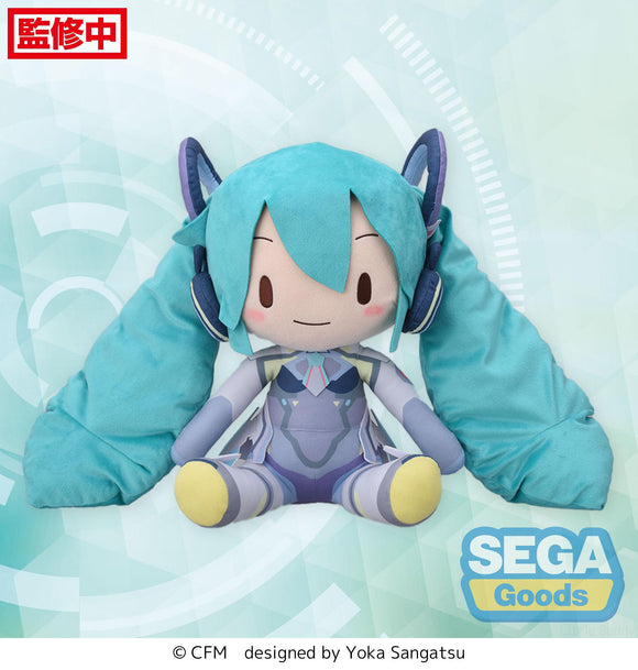 Sega Hatsune Miku Fuwa Petit MIKU WITH YOU 2024 LL Jumbo Stuffed Plush SG43759