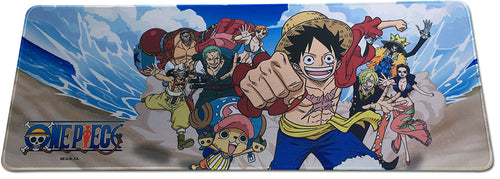 One Piece Straw Hat Pirates Group #01 Running Official Deskpad Mouse Pad GE41639