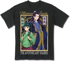 The Apothecary Diaries Maomao & Jinshi Official Unisex Black T-Shirt GE432601