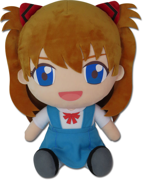 Evangelion EVA Asuka Langley Soryu (Uniform Ver.) Large Sitting Pose Official Plush Doll GE471944