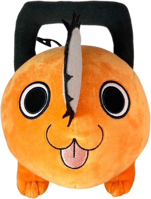 Chainsaw Man Fluffy Stuffed Dog Plush Toy - Small Pochita Tongue Out GE472183
