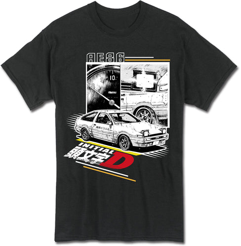 Official Initial D Manga AE86 Storyboard Unisex T-Shirt GE492371