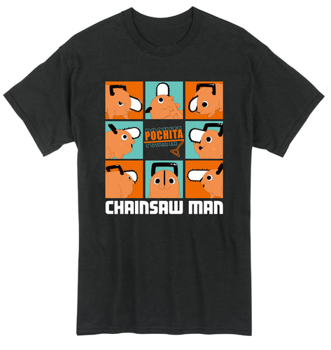 Chainsaw Man Pochita Many Expressions and Angles Official Unisex T-Shirt GE493131
