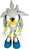 Sonic the Hedgehog Official Stuffed Plush Toy Doll - 13'' tall Silver the Hedgehog