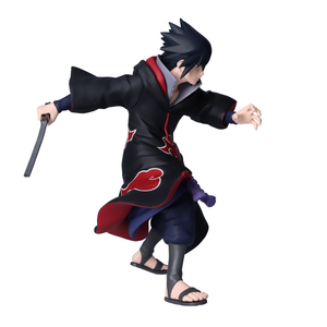 Banpresto Naruto Shippuden Vibration Stars Uchiha Sasuke IV (Akatsuki Outfit) Figure BP89812