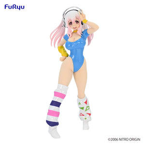 FuRyu Super Sonico Concept Figure Super Sonico 80's Another Color Blue Figure AMU0813