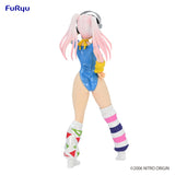 FuRyu Super Sonico Concept Figure Super Sonico 80's Another Color Blue Figure AMU0813