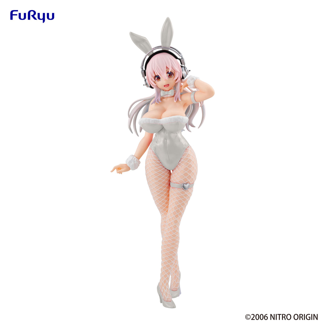 FuRyu Super Sonico BiCute Bunnies Super Sonico Pearl White Ver. Figure AMU1921