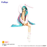 FuRyu Hatsune Miku - Hatsune Miku Rabbit Ear Hood Pajama Noodle Stopper Figure AMU1999