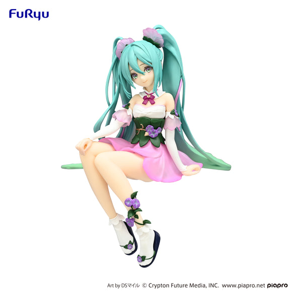 FuRyu Hatsune Miku - Hatsune Miku Flower Fairy Morning Glory Pink Color Ver. Noodle Stopper Figure AMU1538