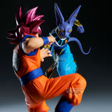 Banpresto Dragon Ball Super Match Makers (Vs Super Saiyan God Son Goku) Beerus Figure BP29201