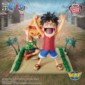 Banpresto One Piece World Collectable Figure Log Stories Luffy & Nami Figure BP86914