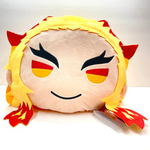 Load image into Gallery viewer, Sega Demon Slayer Large Face Cushion Plush Doll - Kyojuro Rengoku SG50627