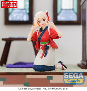 Sega Lycoris Recoil Perching Chisato Nishikigi Noodle Stopper Figure SG51654