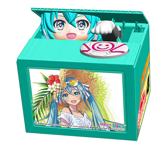 Good Smile Company Hatsune Miku - Racing Miku 2021 Ver. Chatting Coin Bank (Green Color Ver.) Figure SH37839