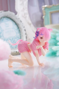 Taito Re Zero: Starting Life in Another World Desktop Cute Ram Cat Roomwear Ver. Figure T40147