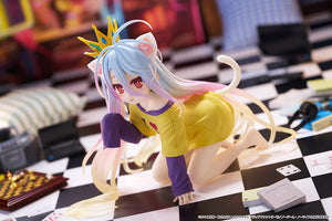 Taito No Game No Life Desktop Cute Shiro (Cat Ear T-Shirt Ver.) Figure T40353