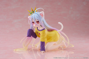 Taito No Game No Life Desktop Cute Shiro (Cat Ear T-Shirt Ver.) Figure T40353