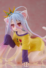 Load image into Gallery viewer, Taito No Game No Life Desktop Cute Shiro (Cat Ear T-Shirt Ver.) Figure T40353