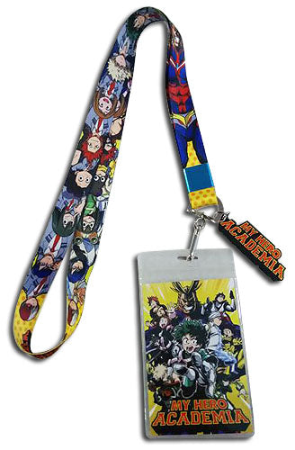 My Hero Academia Class 1A Group Badge Holder Authentic Anime Lanyard