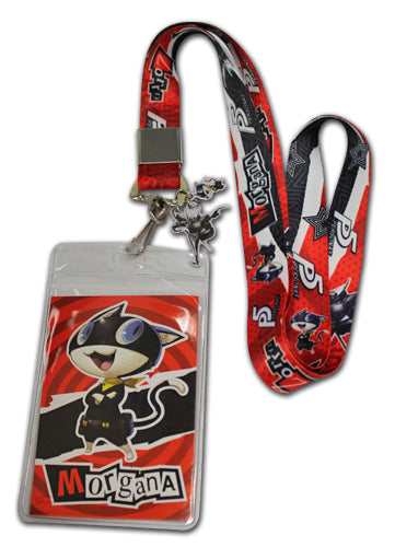 Persona 5 Morgana & Zorro Badge Holder Official Anime Lanyard GE37976