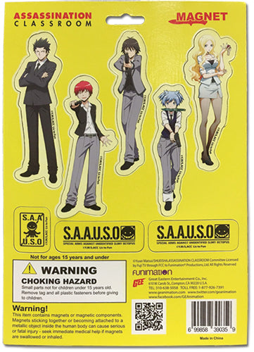 Assassination Classroom Group Collection Magnet Set