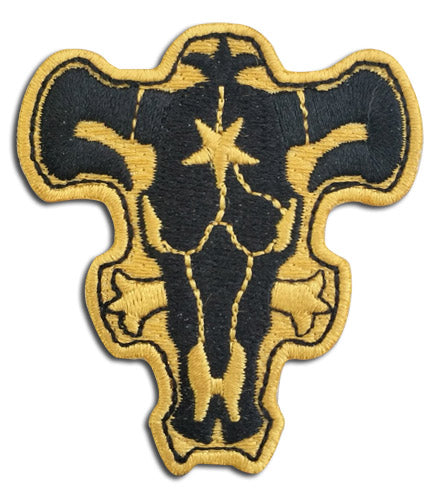 Black Clover Anime Black Bulls Emblem Iron On Authentic Patch